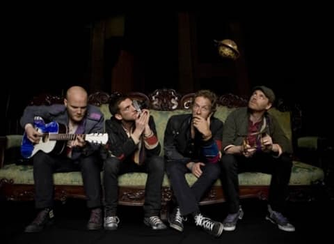 Coldplay festar på Stureplan