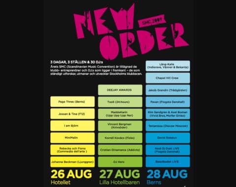 Scandinavian Music Convention presenterar New Order