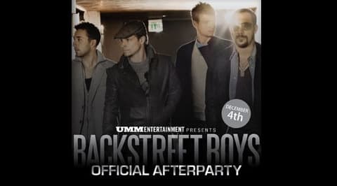 Backstereet Boys Afterparty