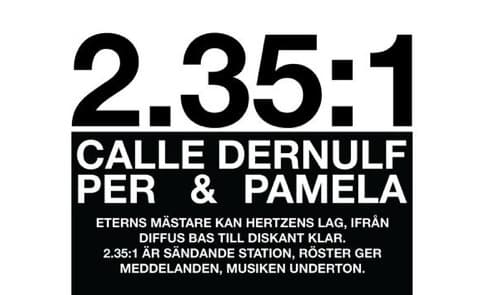 Calle Dernulf, Per Löv och Pamela Bellafesta