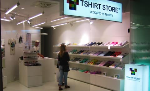 Tshirt Stores pop-up butik