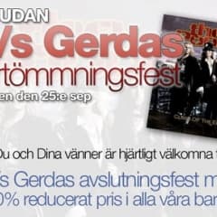 Avslutningsfest på M/s Gerda