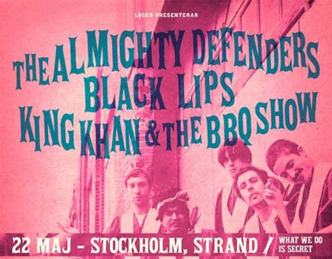 Black Lips + The Almighty Defenders på Strand