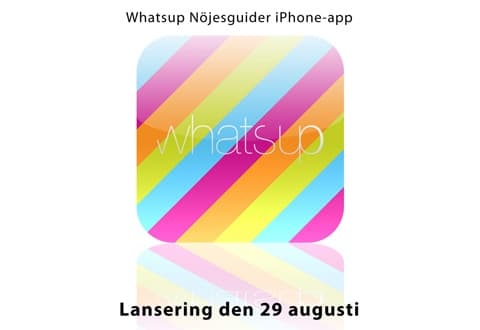 Whatsup lanserar iPhone-app