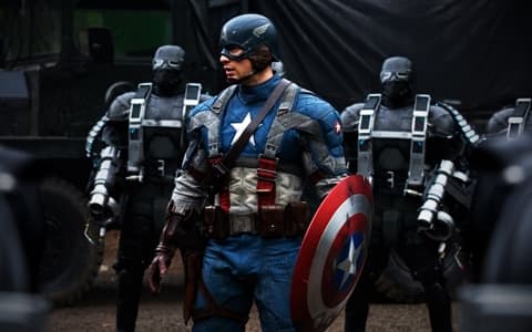 Patriotism på hög nivå i Captain America