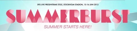 Summerburst 2012 på Stockholms Stadion