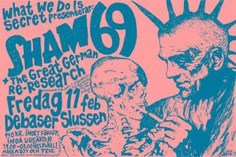 Sham 69 på Debaser Slussen