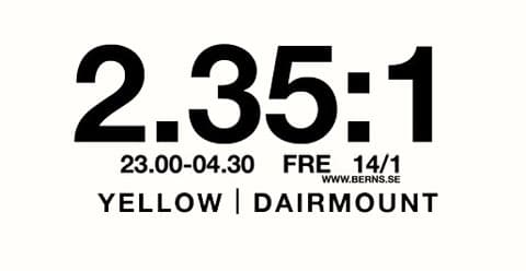 2.35:1 med DJ Yellow & Dairmount