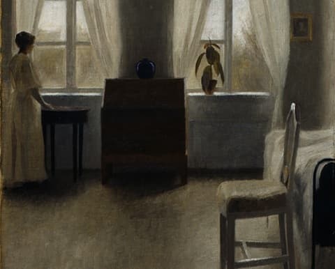 Vilhelm Hammershøi på Konstmuseet 