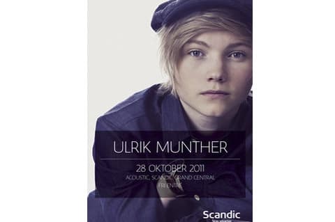 Ulrik Munther på Scandic Grand Central