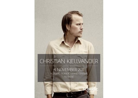 Christian Kjellvander på Scandic Grand Central