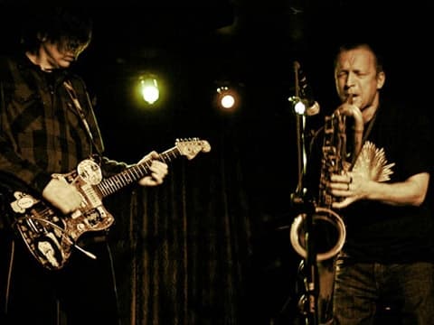 Thurston Moore & Mats Gustafsson på Strand