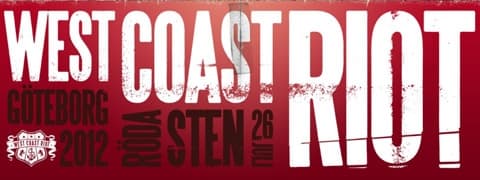 West Coast Riot 2012 på Röda Sten