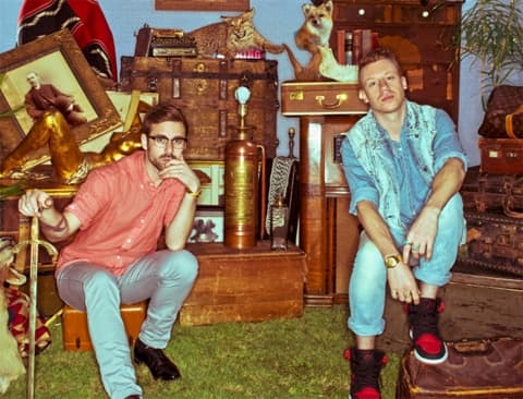 Macklemore & Ryan Lewis på Hamburger Börs