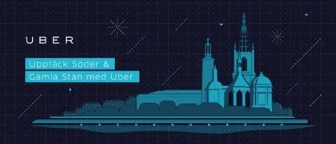 Uber bjuder på resa till Söder och Gamla Stan