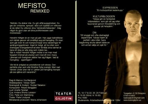 Mefisto Remixed på Teater Giljotin