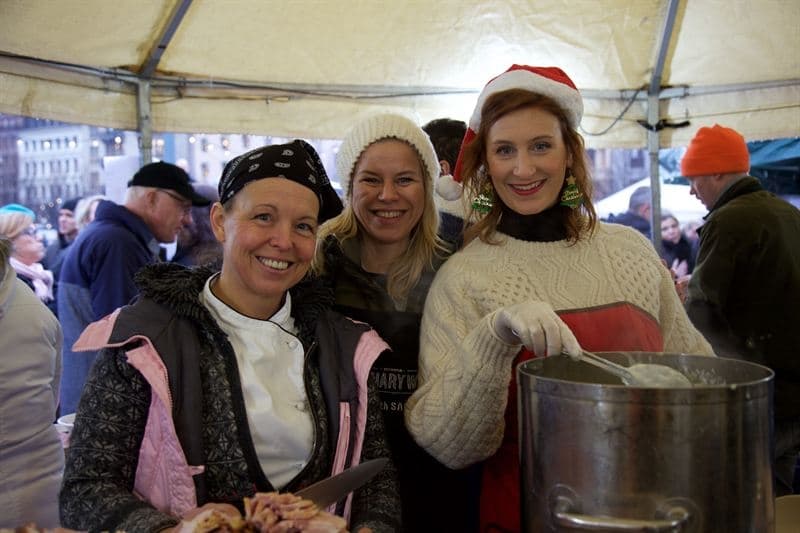 Jullunch för Stockholms hemlösa