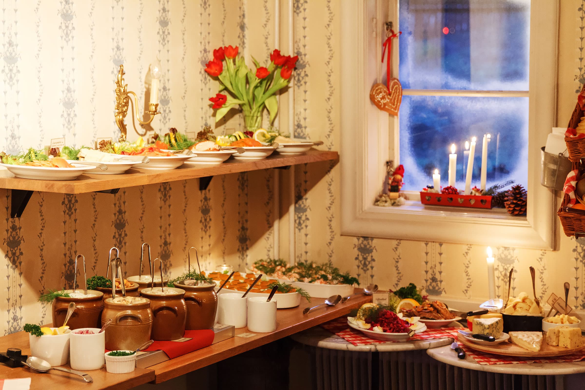 Traditionellt julbord i Stockholm