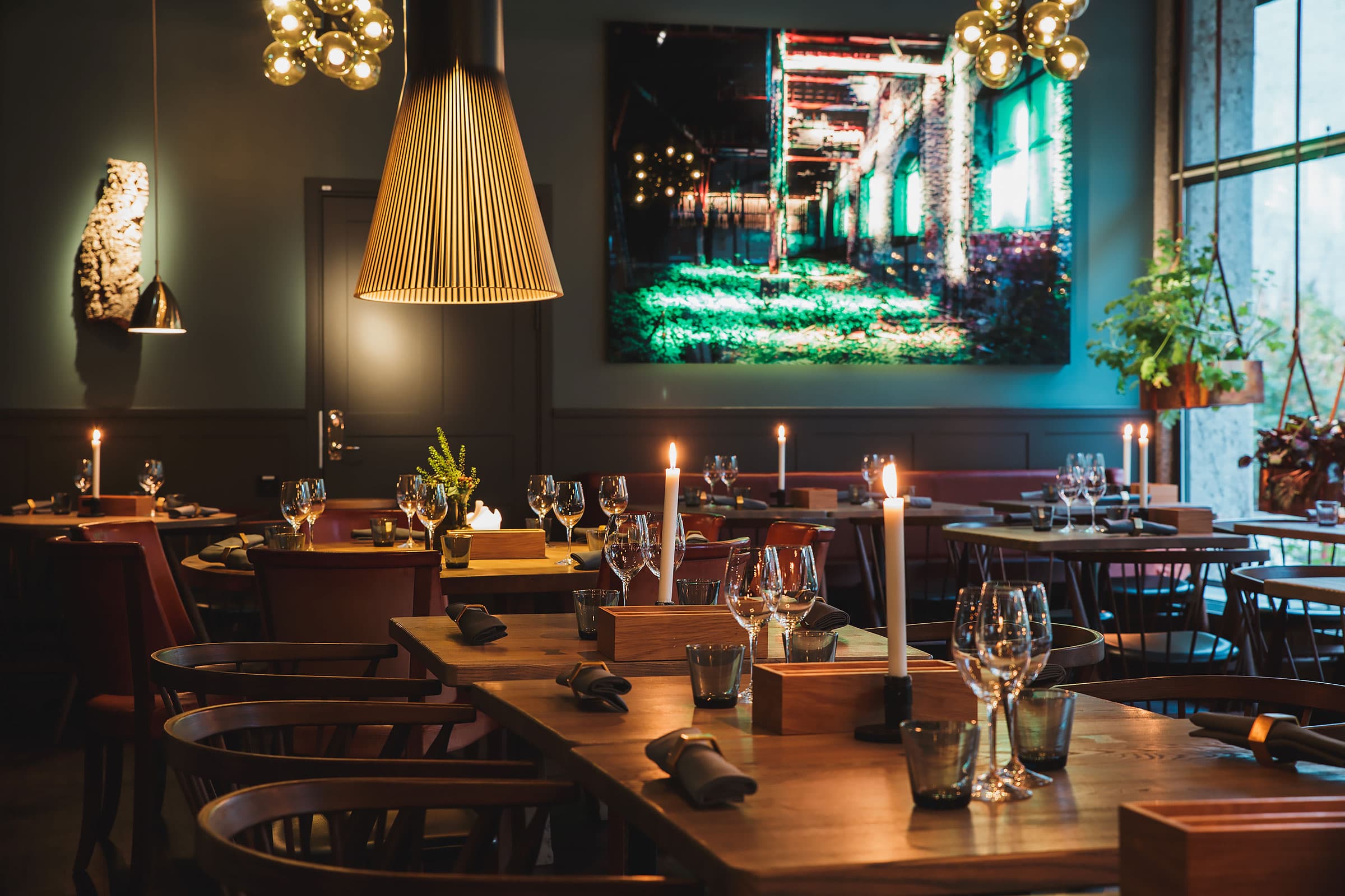 Design restaurants with cool concepts in Stockholm