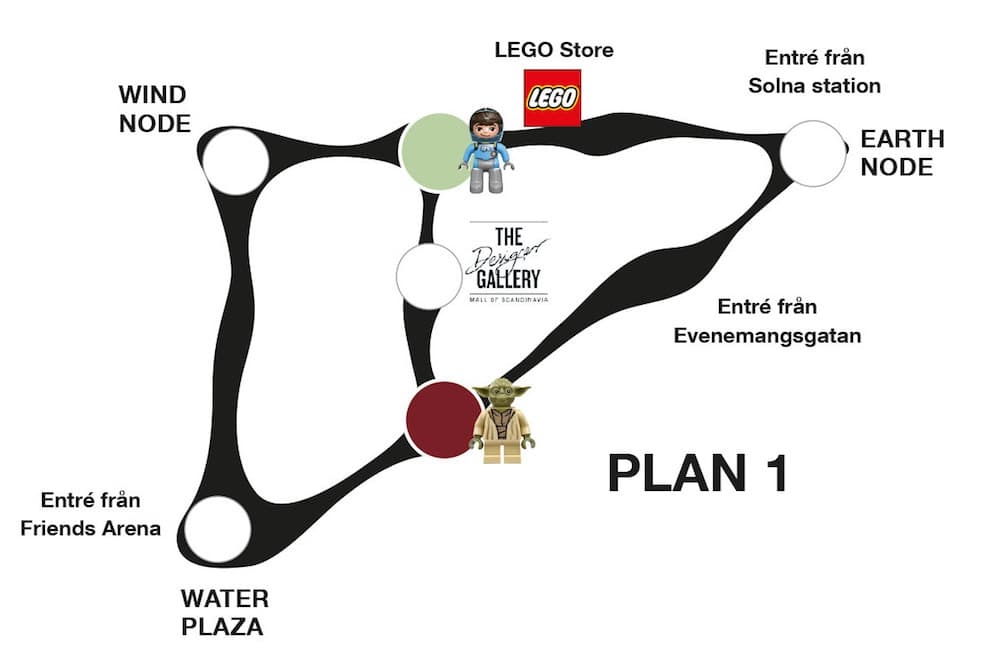 Mall of Scandinavia förvandlas till Lego-palats