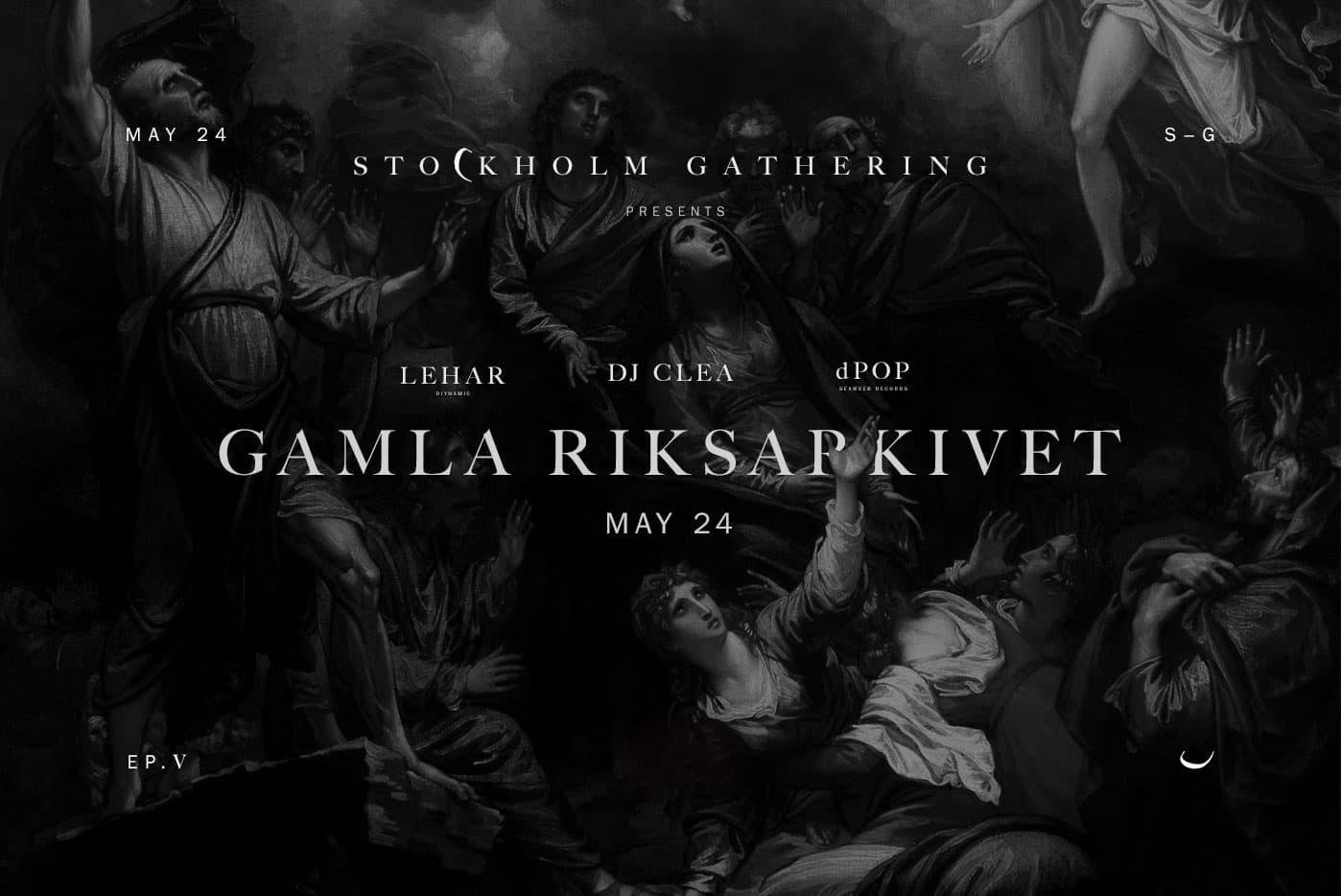 Stockholm Gathering intar Riksarkivets innergård