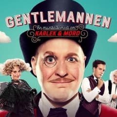 Henrik Dorsin i åtta roller i musikalkomedin Gentlemannen