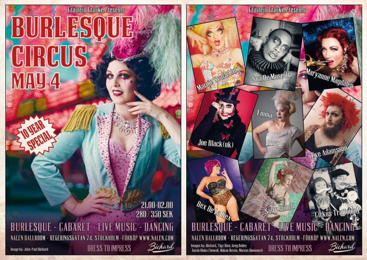 Fr&auml;ulein Frauke Presents Burlesque Circus &ndash; 10 year special