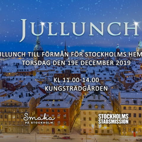 Ät jullunch till förmån för Stockholms hemlösa