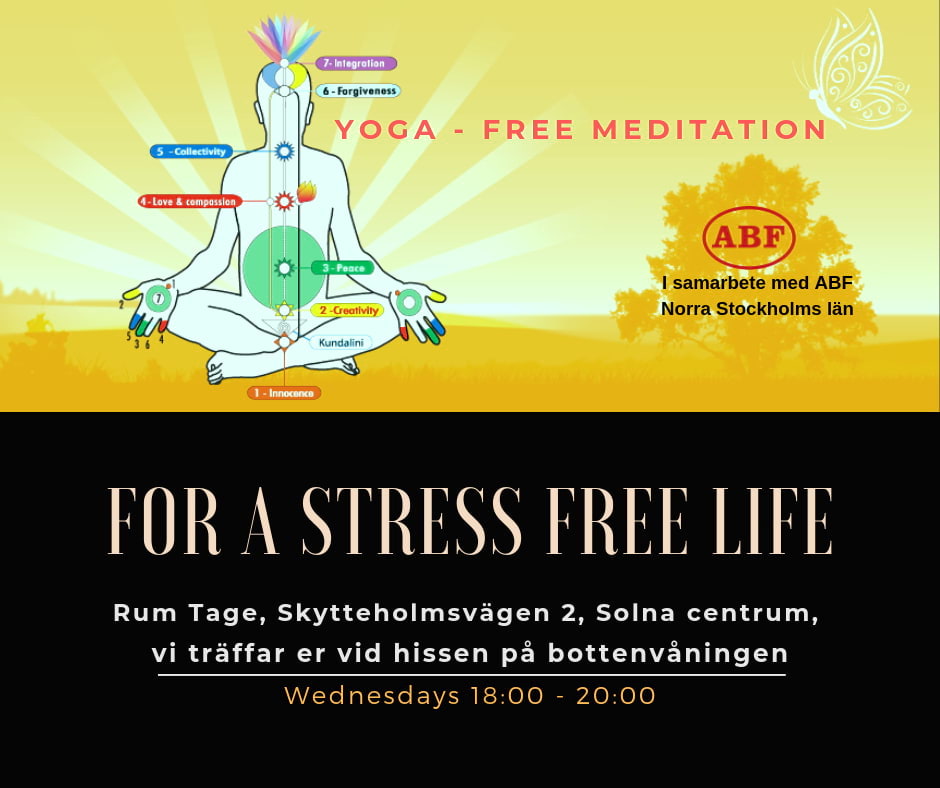 En enkel och gratis Meditation-Yoga kurs