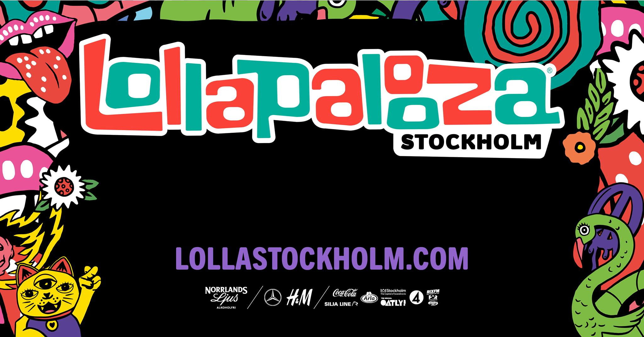 Lollapalooza Stockholm 2022 Full artist lineup