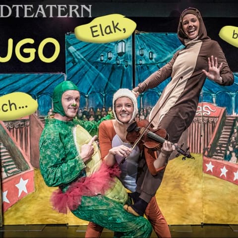 Boulevardteatern: Hugo – elak, blodtörstig och... Jättefarlig?