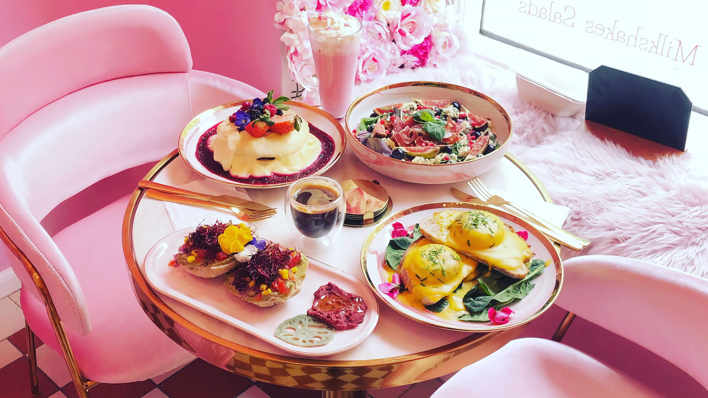Nytt rosa café är helt anpassat för Instagram