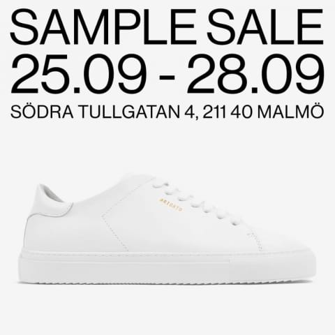 Axel Arigato Sample Sale Thatsup Malm