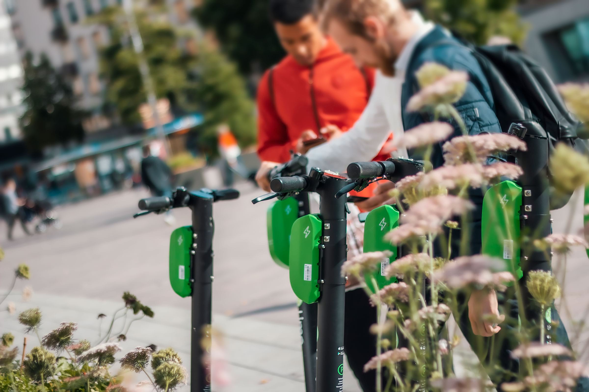Getting around in Malmö - to an electric scooter