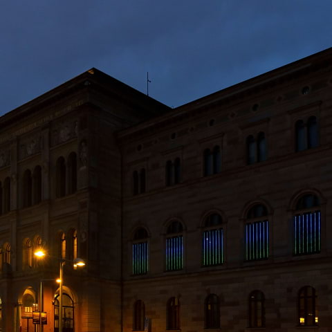Flera ljusinstallationer i Stockholm under Nobelveckan