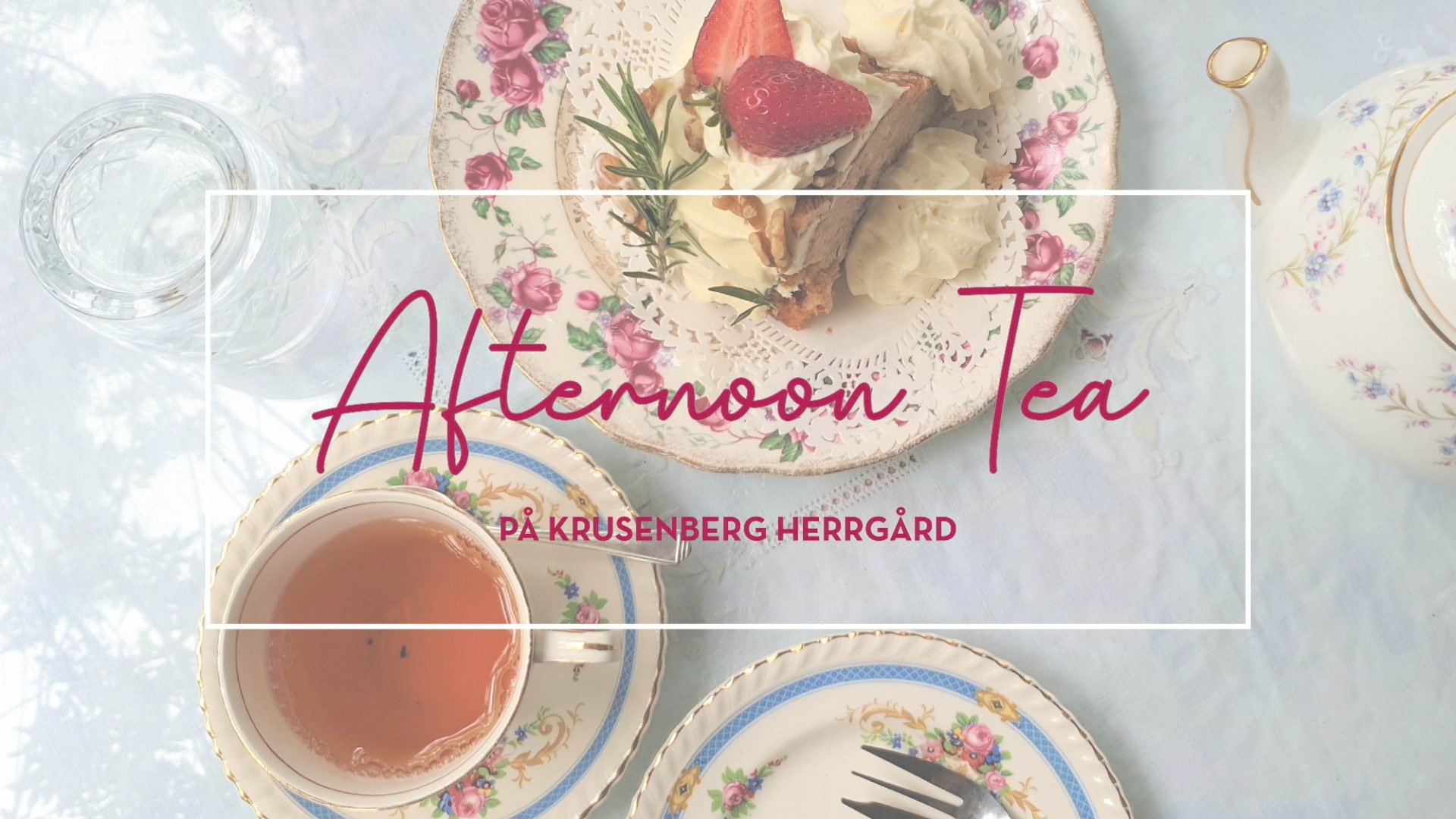 Afternoon Tea på Krusenberg Herrgård
