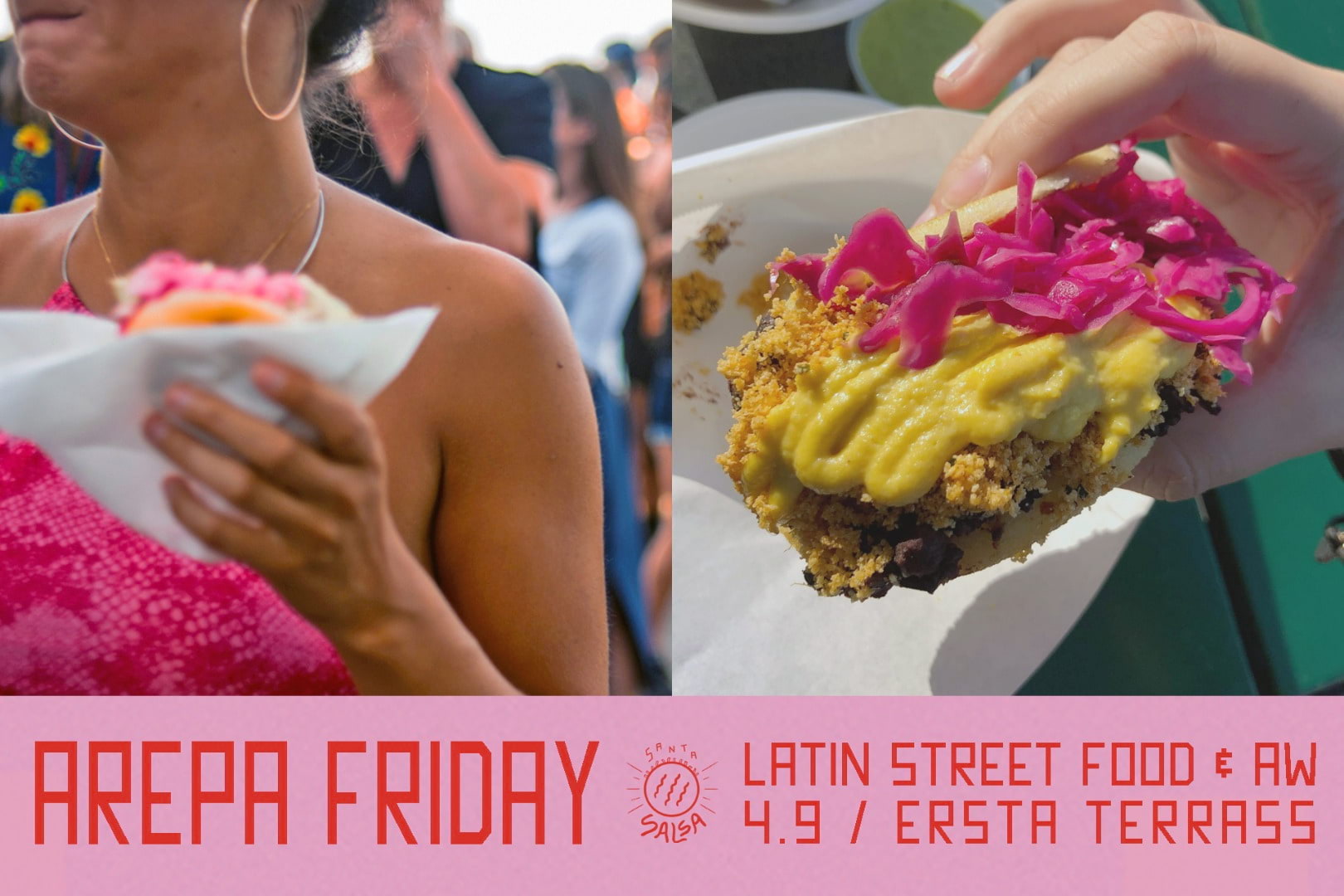 Arepa Friday: Latin Street Food-AW på Ersta Terrass