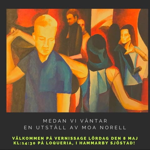 Vernissage på Loqueria i Hammarby sjöstad