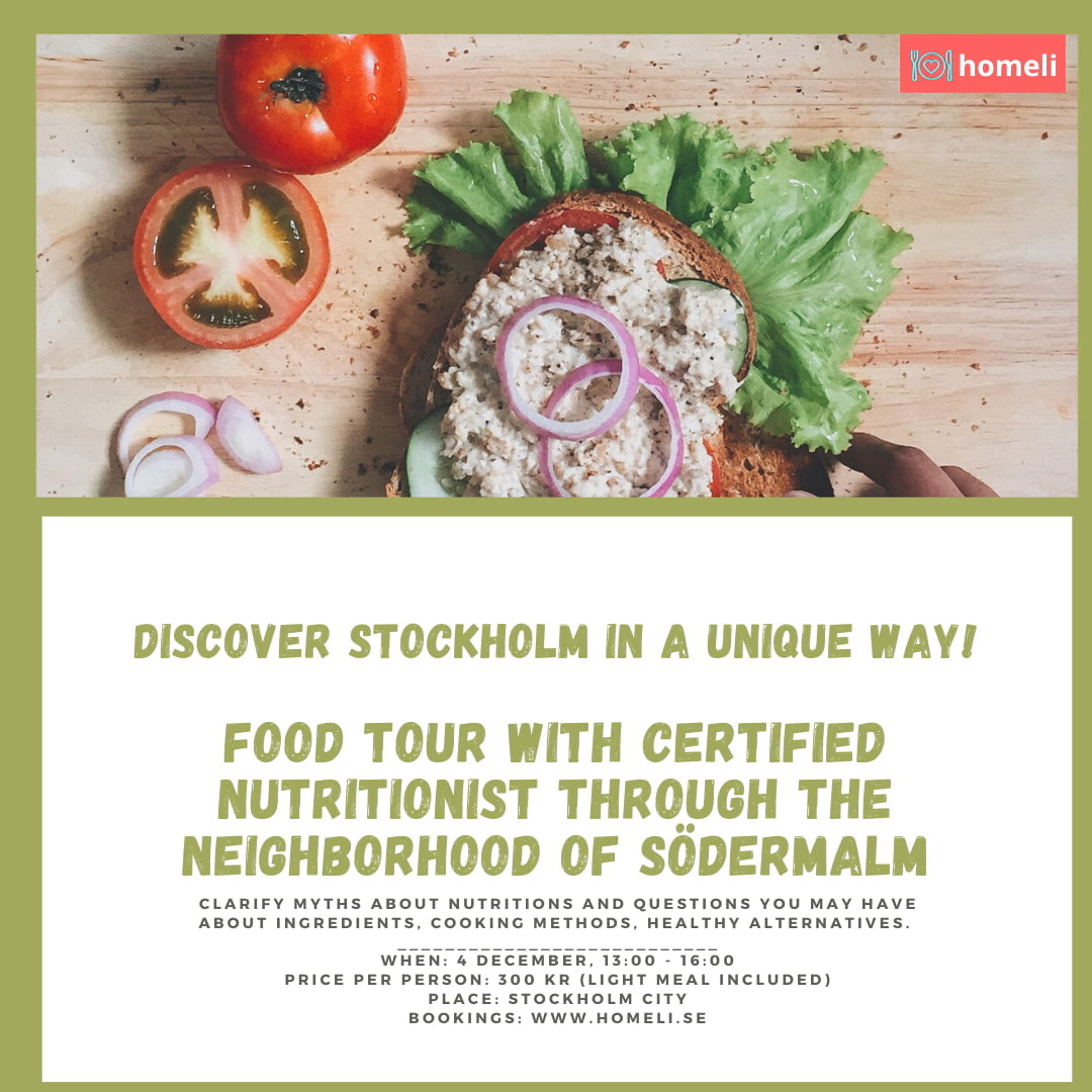 Food tour in Stockholm with healthy eating tips