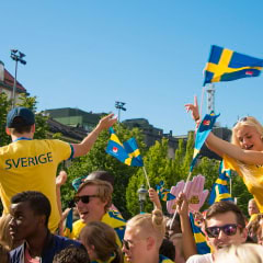 Fotbolls-EM: Här kan man se matcherna i Stockholm