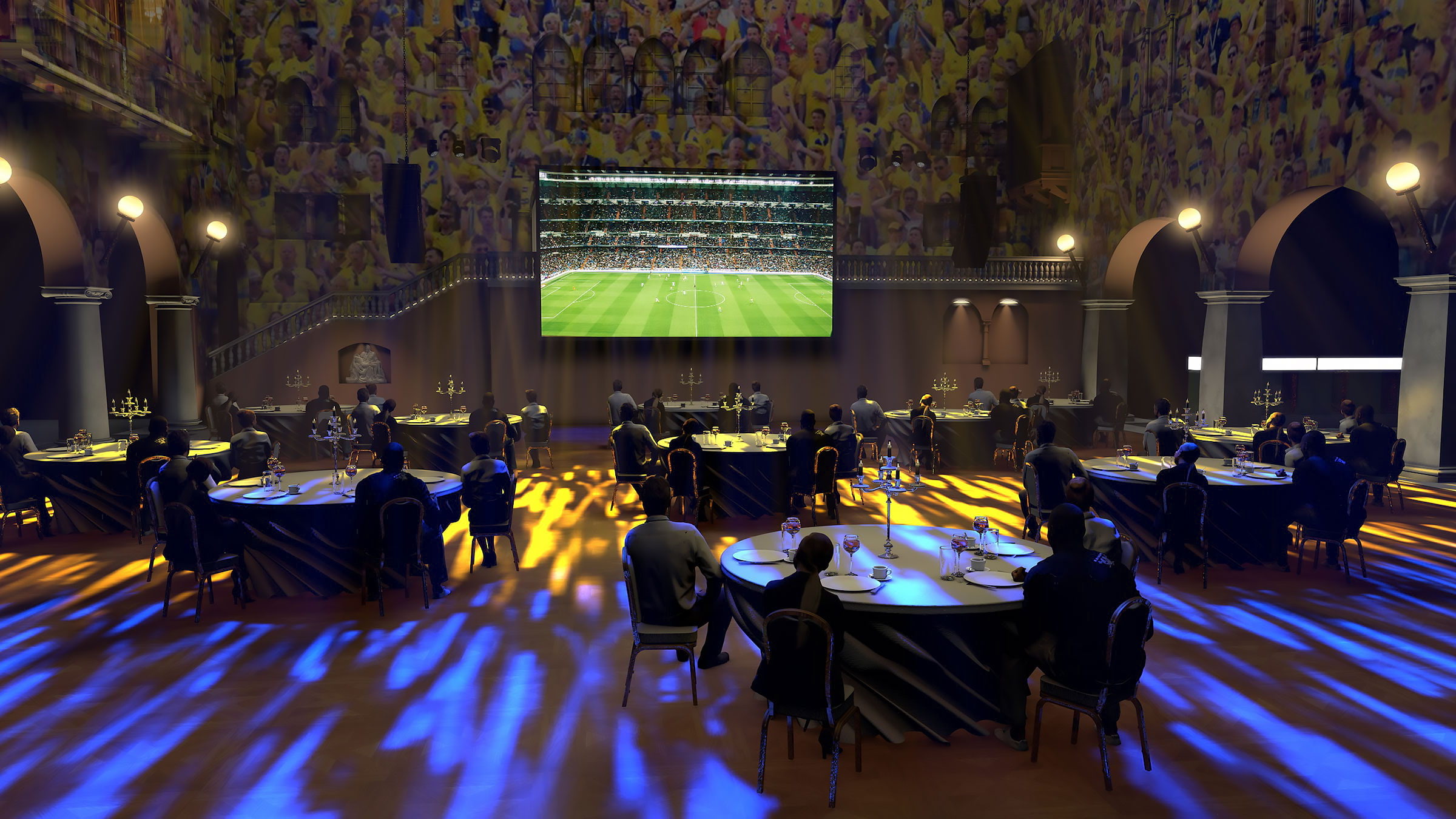 Verandan på Grand Hôtel öppnar bakficka till fotbolls-EM