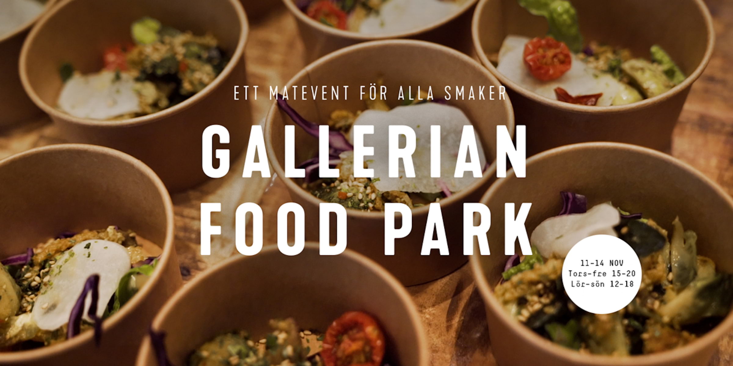 Food Park bjuder in till en smakupplevelse i Gallerian