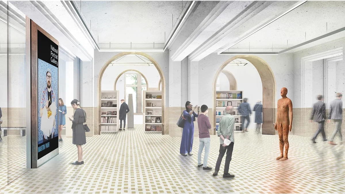 The new entrance hall (Image: National Portrait Gallery)