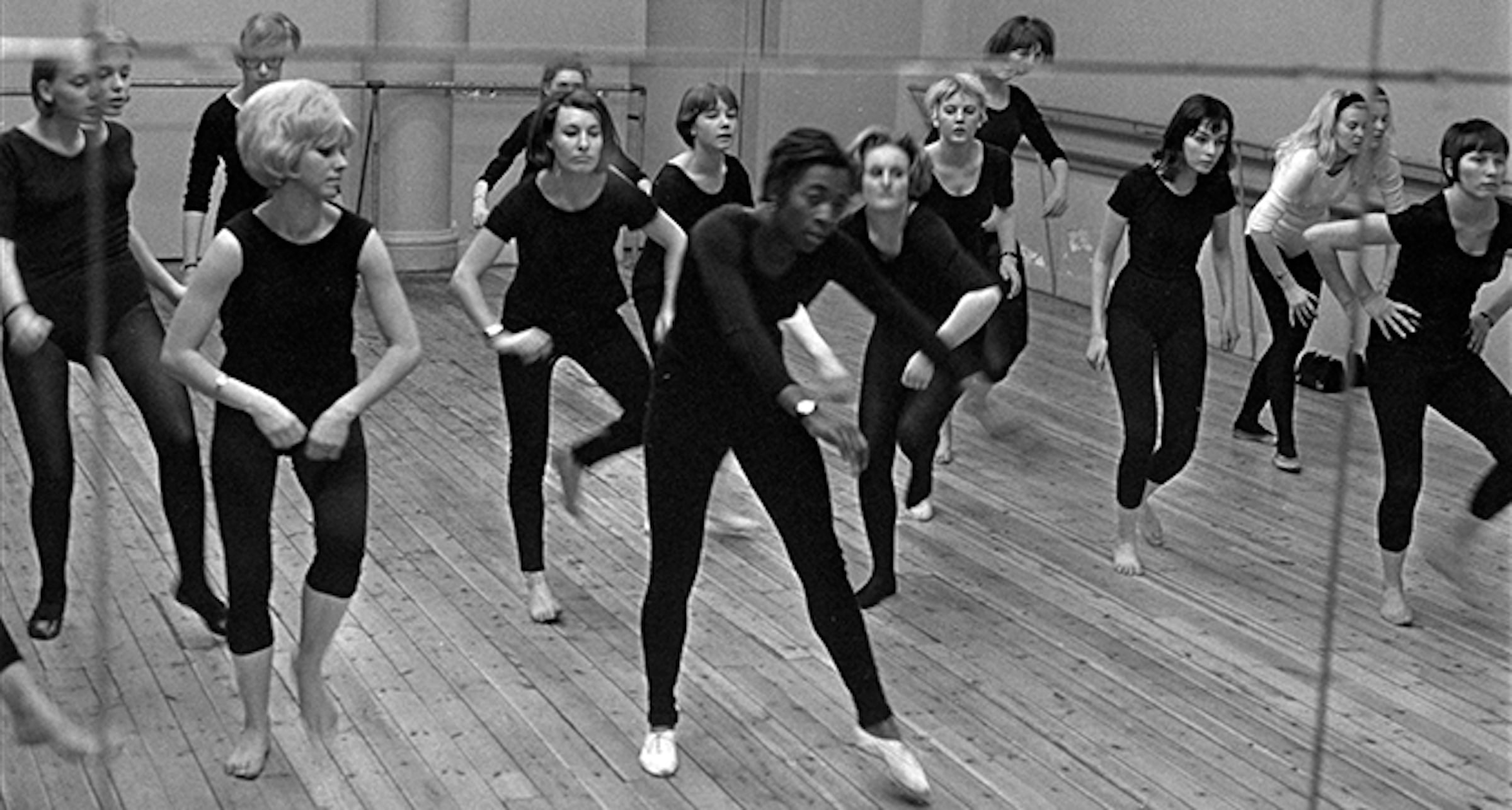 Dansare på Balettakademien 1960-tal. Foto: Beata Bergström