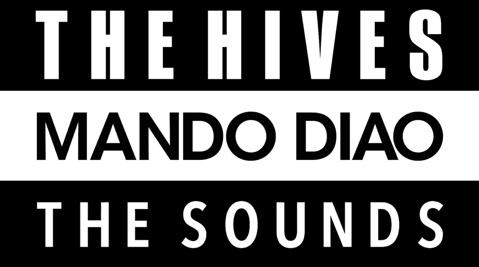 The Hives, Mando Diao och The Sounds spelar i Malmö