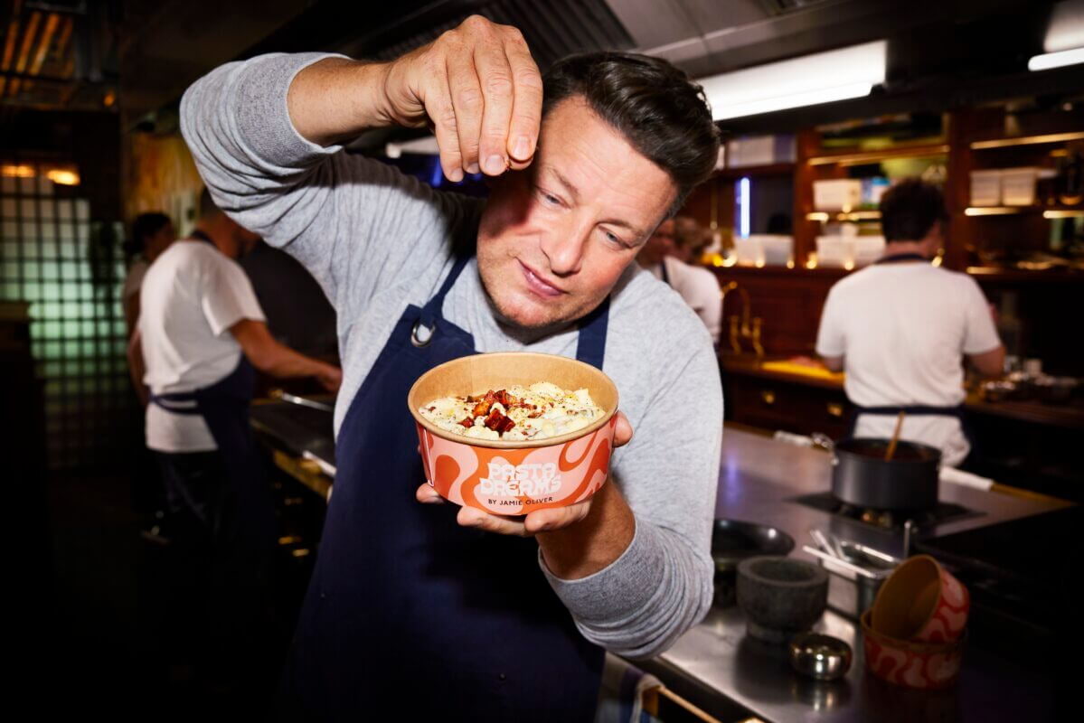 Jamie Oliver pops up again, dreaming of pasta