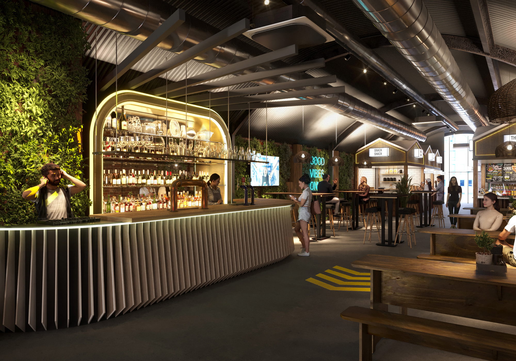 New food hall alert: Market Place Vauxhall is now open