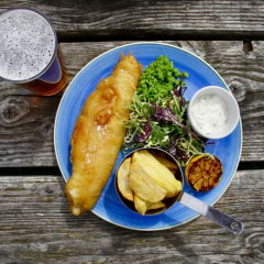 Gluten-free fish and chips in London