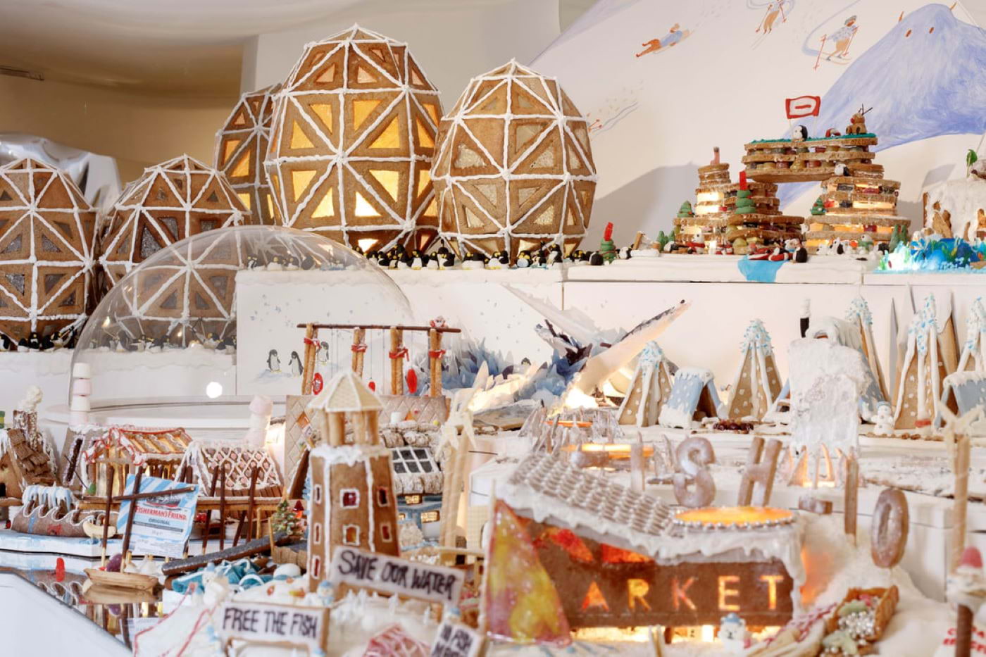 See the Gingerbread City exhibition at the Museum of Architecture