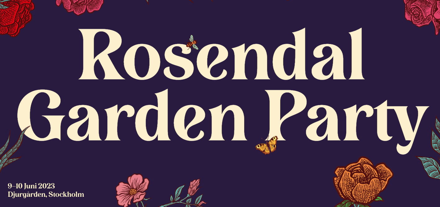 Rosendal Garden Party tillbaka i juni 2023